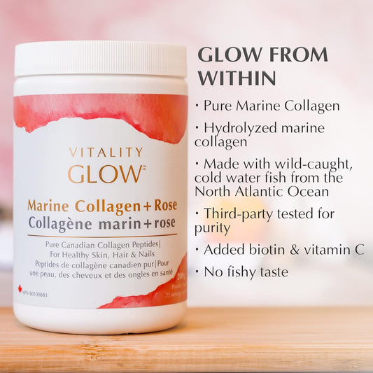 VITALITY GLOW 海洋膠原蛋白 + 玫瑰 - 25 天