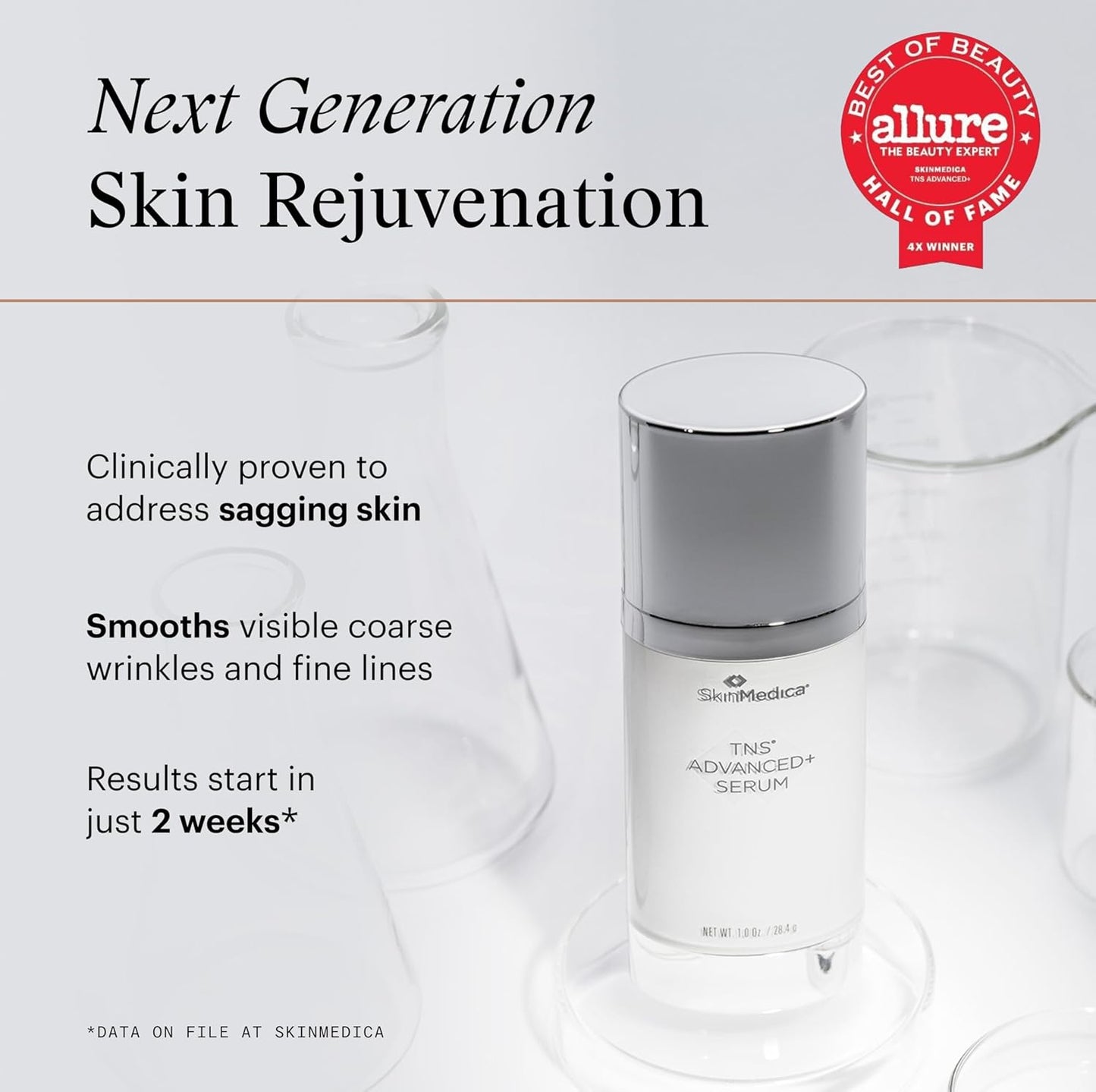 Skinmedica Tns Advanced+ 精華液,1.0 盎司