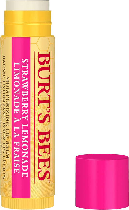 Burt’s Bees® 100% 天然保湿润唇膏,草莓柠檬水润唇膏