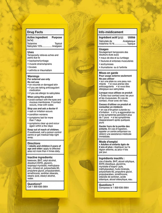 Aspercreme 强效型,106 克,缓解关节炎疼痛,无异味,易于打开,无刺激或灼烧感,不油腻,适用于缓解背痛和肌肉拉伤相关疼痛