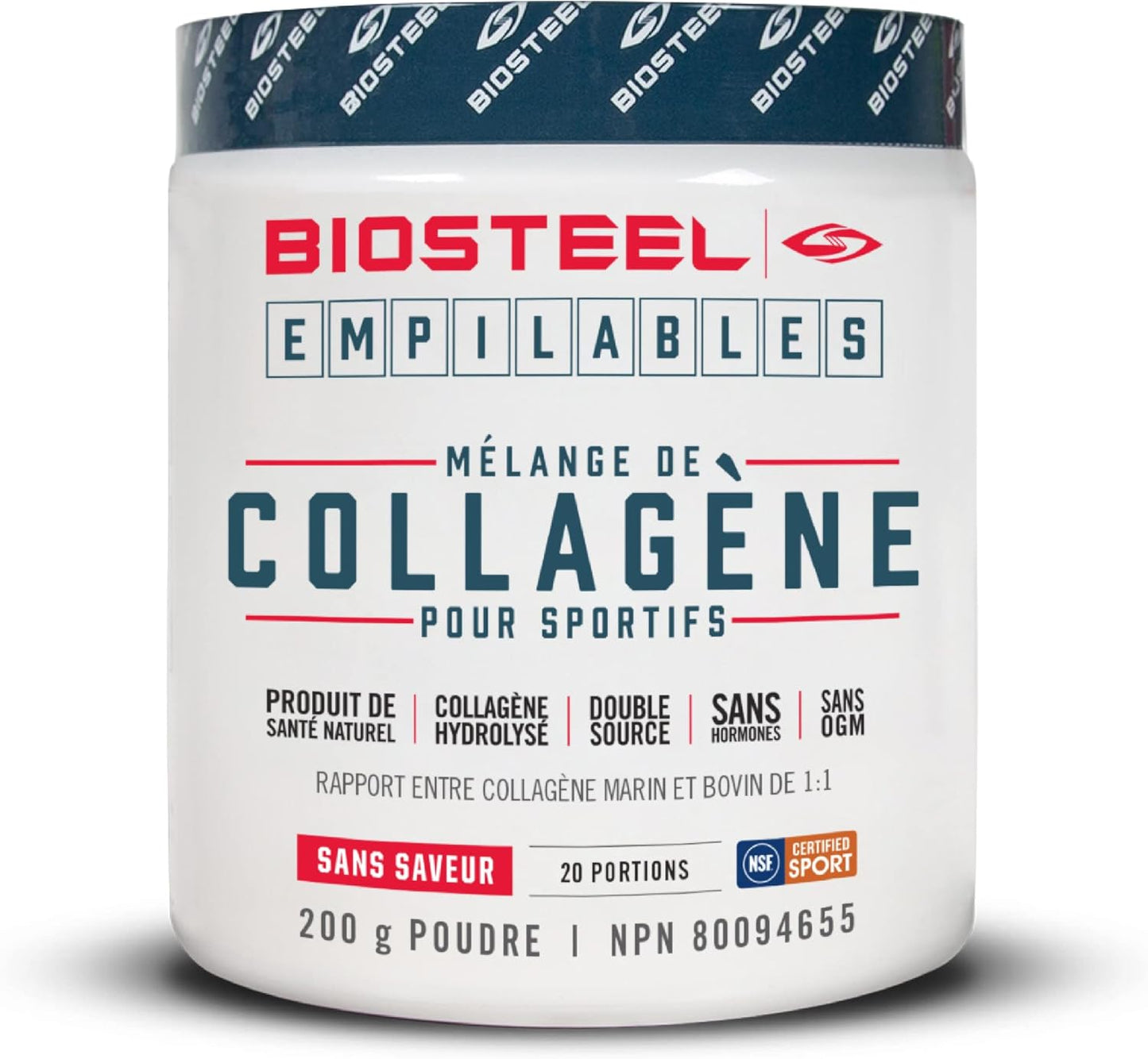 BioSteel Stackables 運動膠原蛋白混合物,水解膠原蛋白非基因改造配方,20 份…