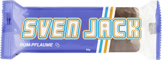 SvenJack Oat Bar Rum Plum - Pack of 20 × 65g - Vegan Oatmeal Energy Bar with Plum & Rum Notes, High‑Fibre, Low‑Sugar, Bold Fruity Snack with a Twist