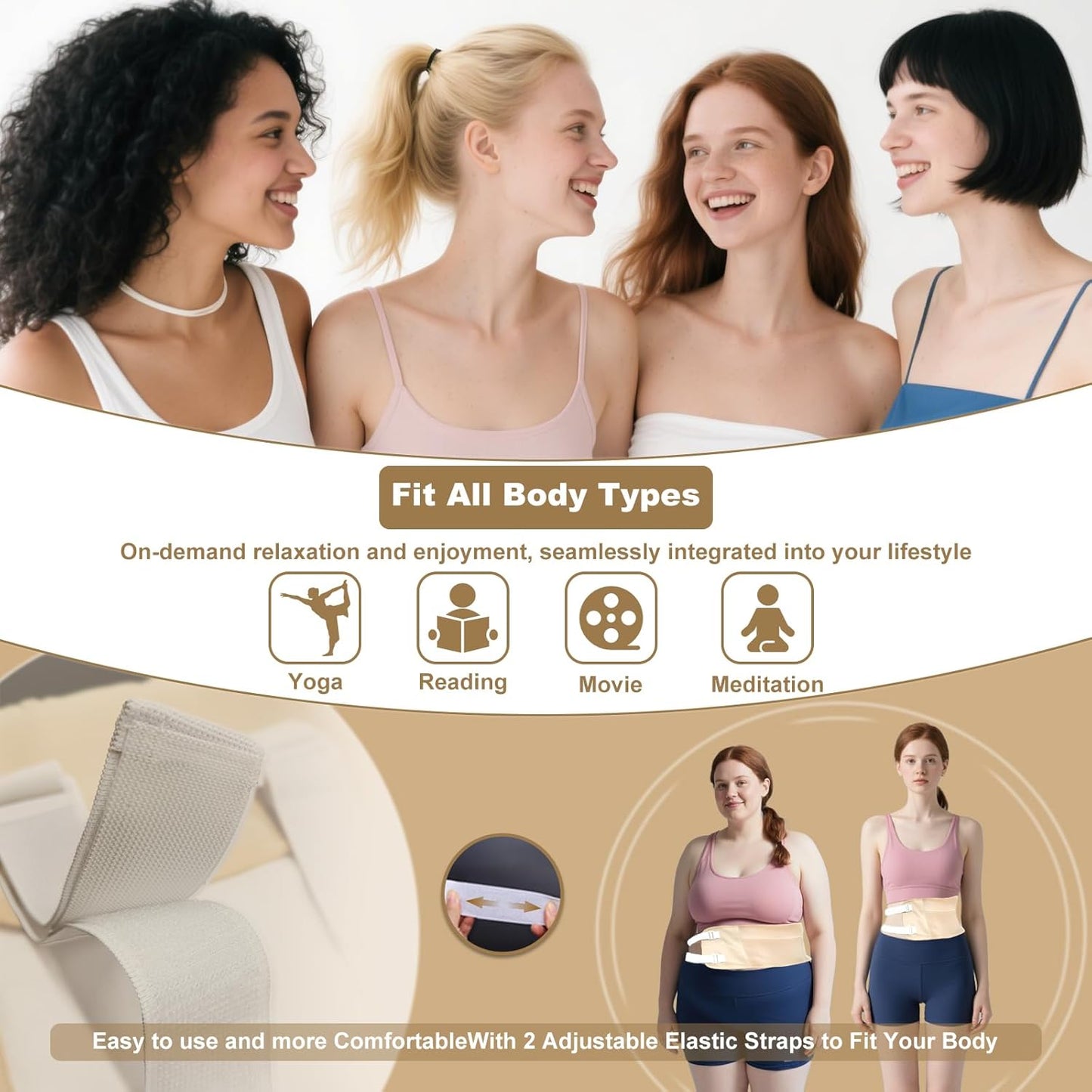 ARMINACO 蓖麻油套裝,適合女性和初學者 - 4 個可重複使用的包裝 + 60 毫升有機油和指南 | 肝臟、腹部、頸部、乳房排毒套裝 | 防漏和可調節的 MagicSeal 設計