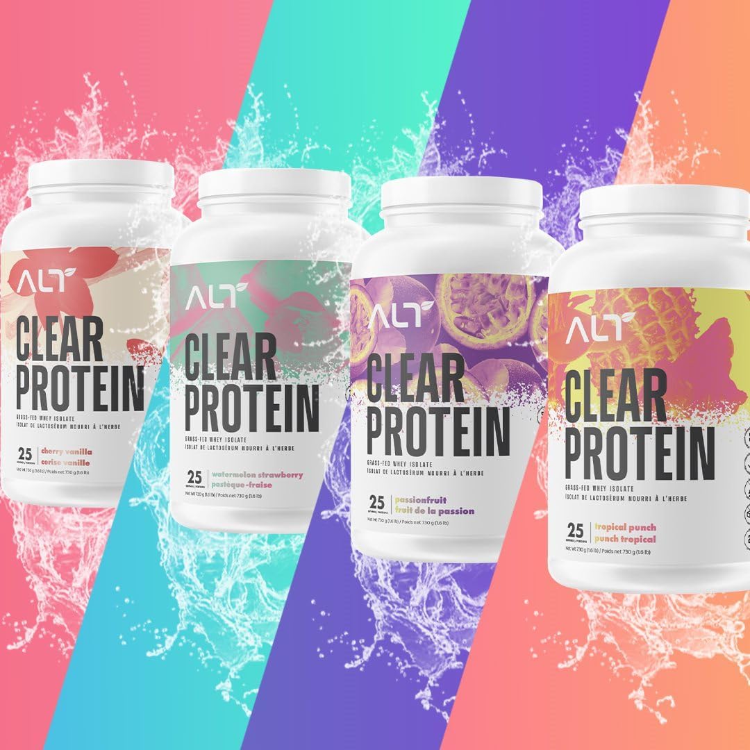 ALT Nutrition 清澈乳清分离蛋白,草饲,樱桃香草味,730克,25份