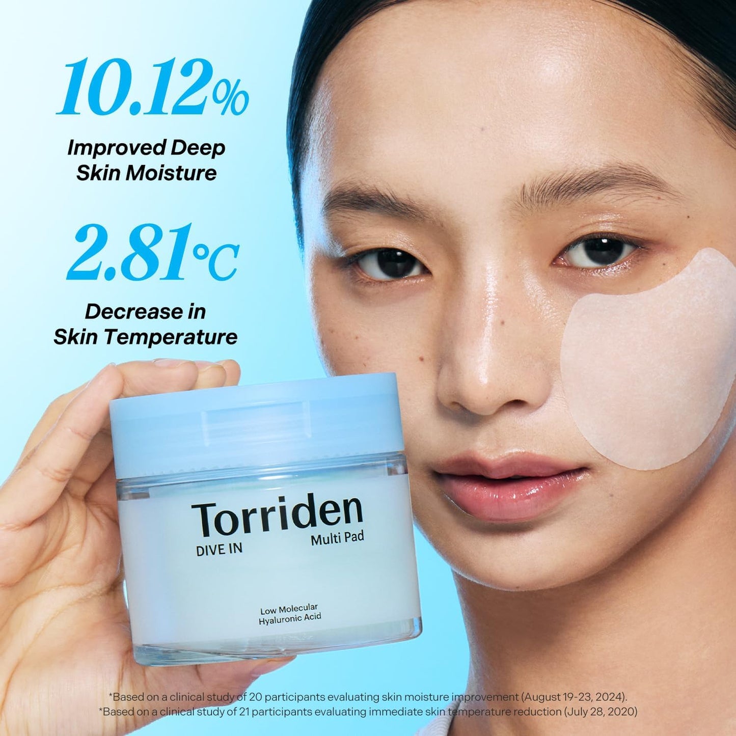Torriden DIVE IN 多效贴片(80 片)| 富含精华的面部贴片,用于冷却、舒缓、保湿遮盖斑点 | 透明质酸、泛醇、尿囊素