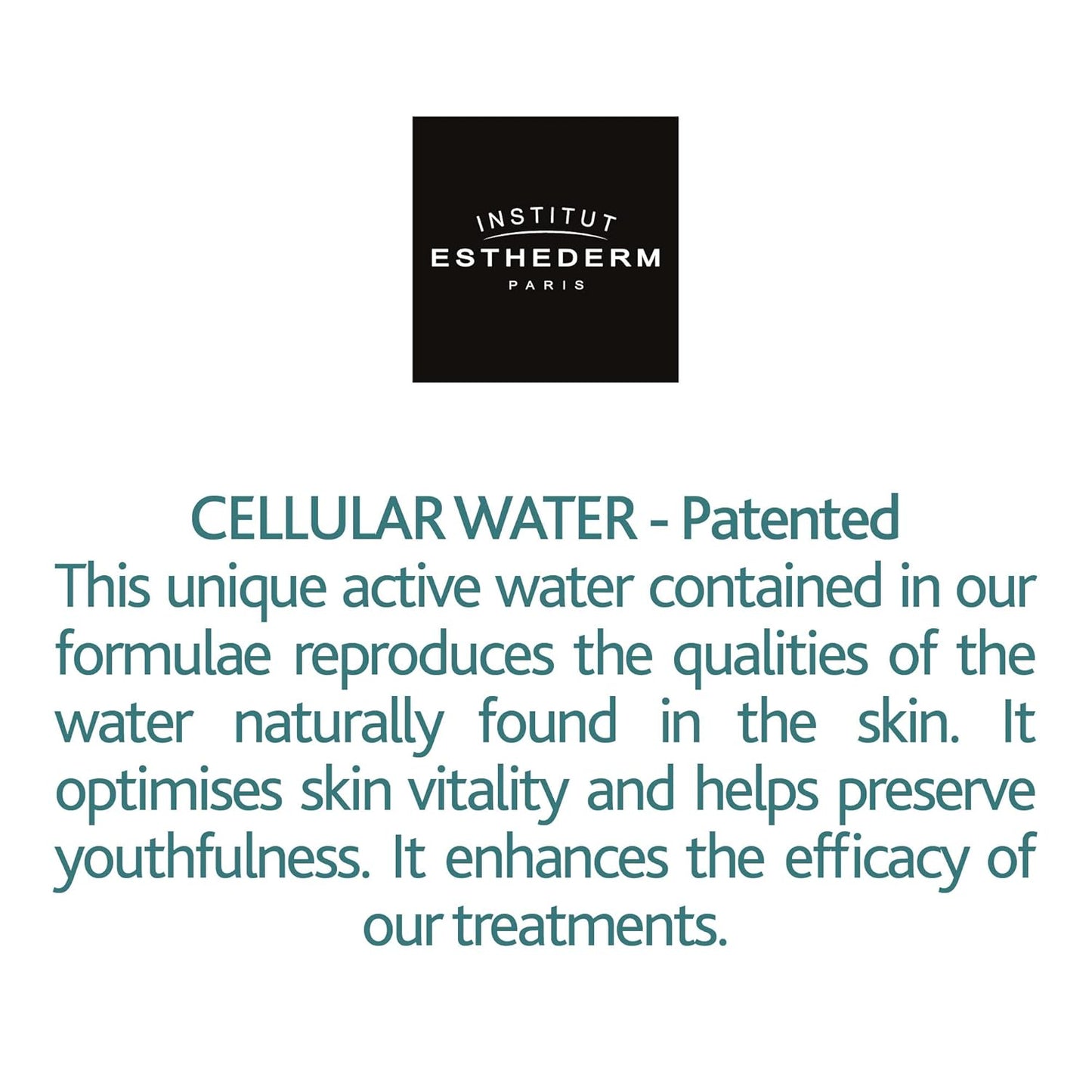 Institut Esthederm - Cellular Water Cream - Comforting Hydrating Cream, Anti-Pollution, Moisturizing and Freshness Feeling, 50 mL.