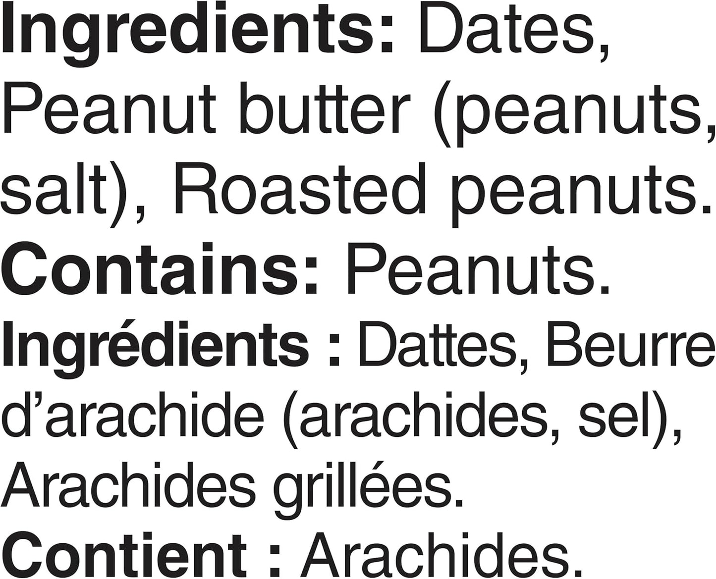 LÄRABAR 花生酱、水果和坚果能量棒,5条装,无麸质,纯素,零食棒