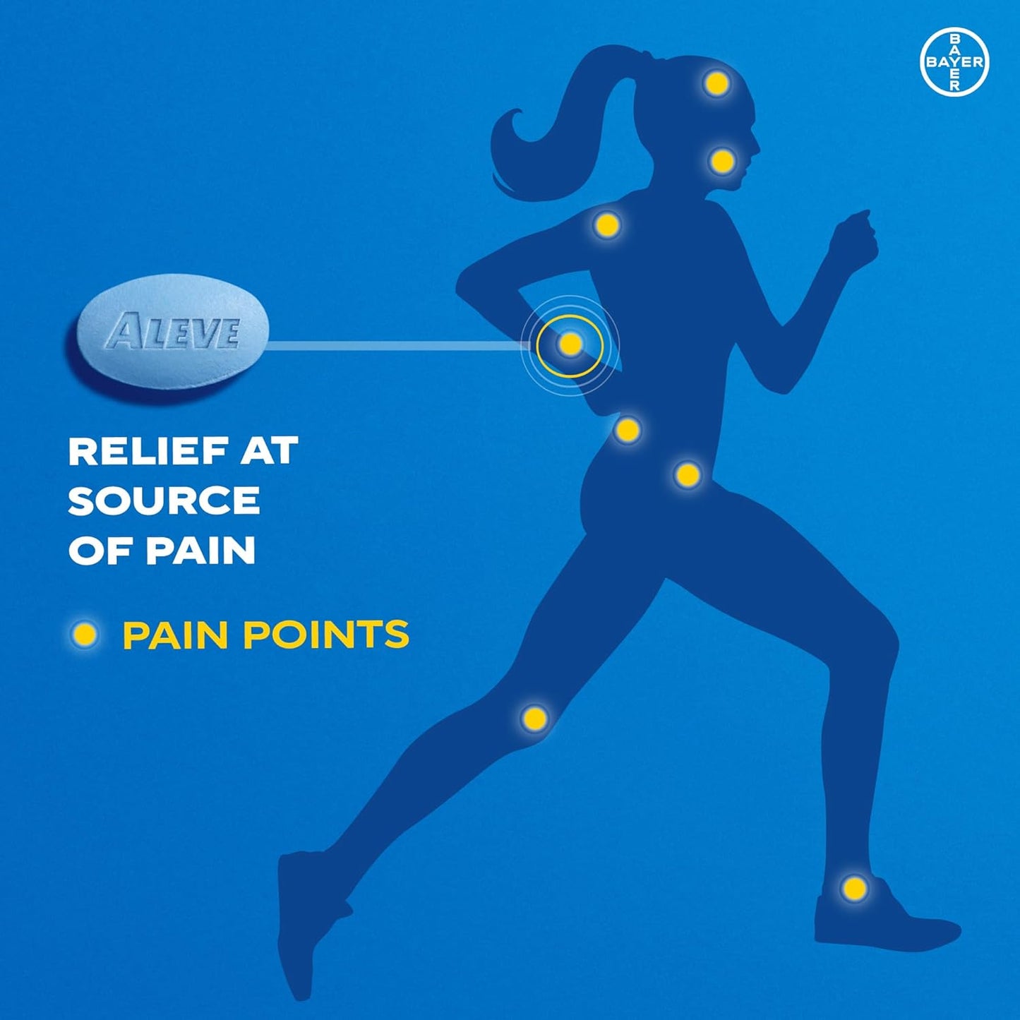 ALEVE Pain Relief Caplets, Up To 12-Hour Relief, Naproxen Sodium 220mg, 24 Caplets