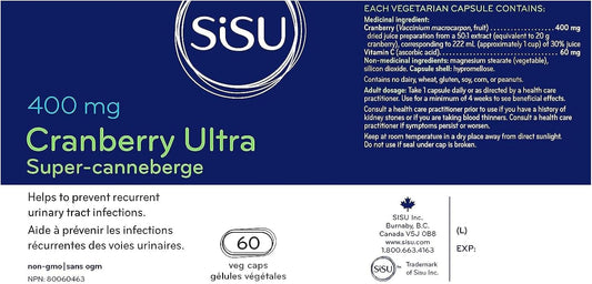 蔓越莓超 400 毫克