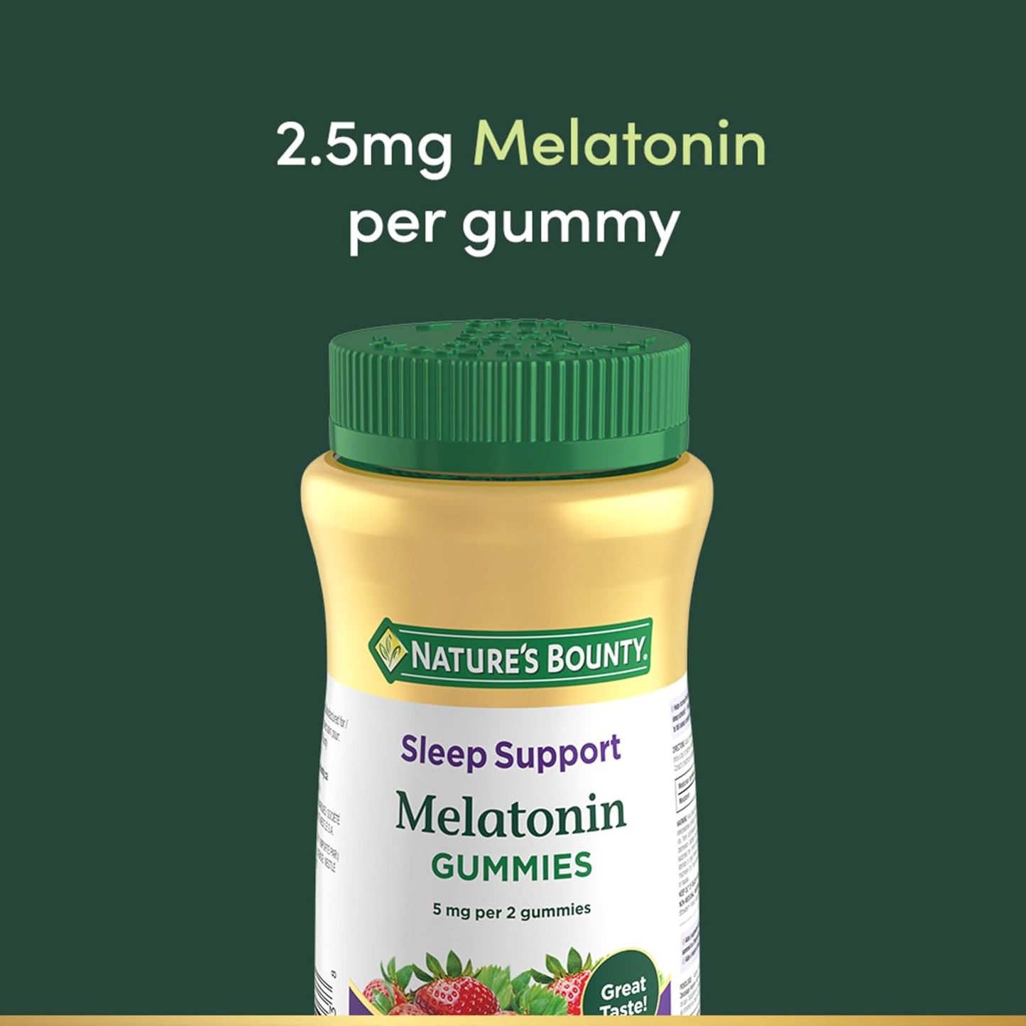 自然之寶褪黑素軟糖,有助於重置睡眠-覺醒週期,有助於增加總睡眠時間,有助於減少入睡時間,有助於減輕時差影響,草莓風味,150 克