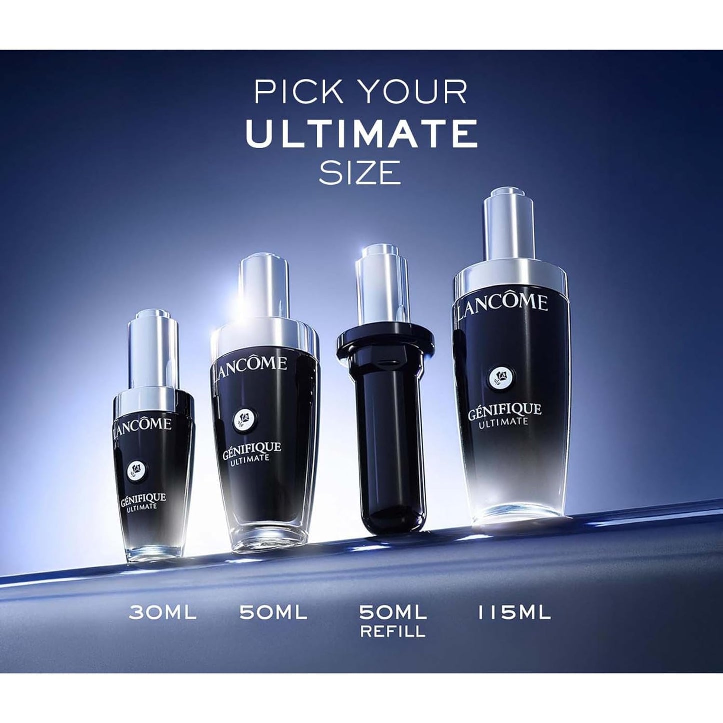 Lancôme Génifique Ultimate Dual Recovery Face Serum- Anti-Aging Serum Visibly Improves Fine Lines, Rough Texture, Plumpness and Even Skintone - with Beta Glucan and, Hyaluronic Acid