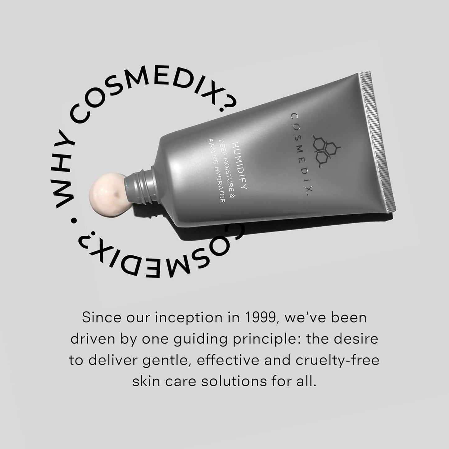 COSMEDIX Humidify Face Moisturizer for Women - Hydrating, Deep Moisturizing, Firming, Anti-Wrinkles Cream for Rough & Dry Skin - Facial Skin Care Products for Softer, Smoother, & Firmer Skin