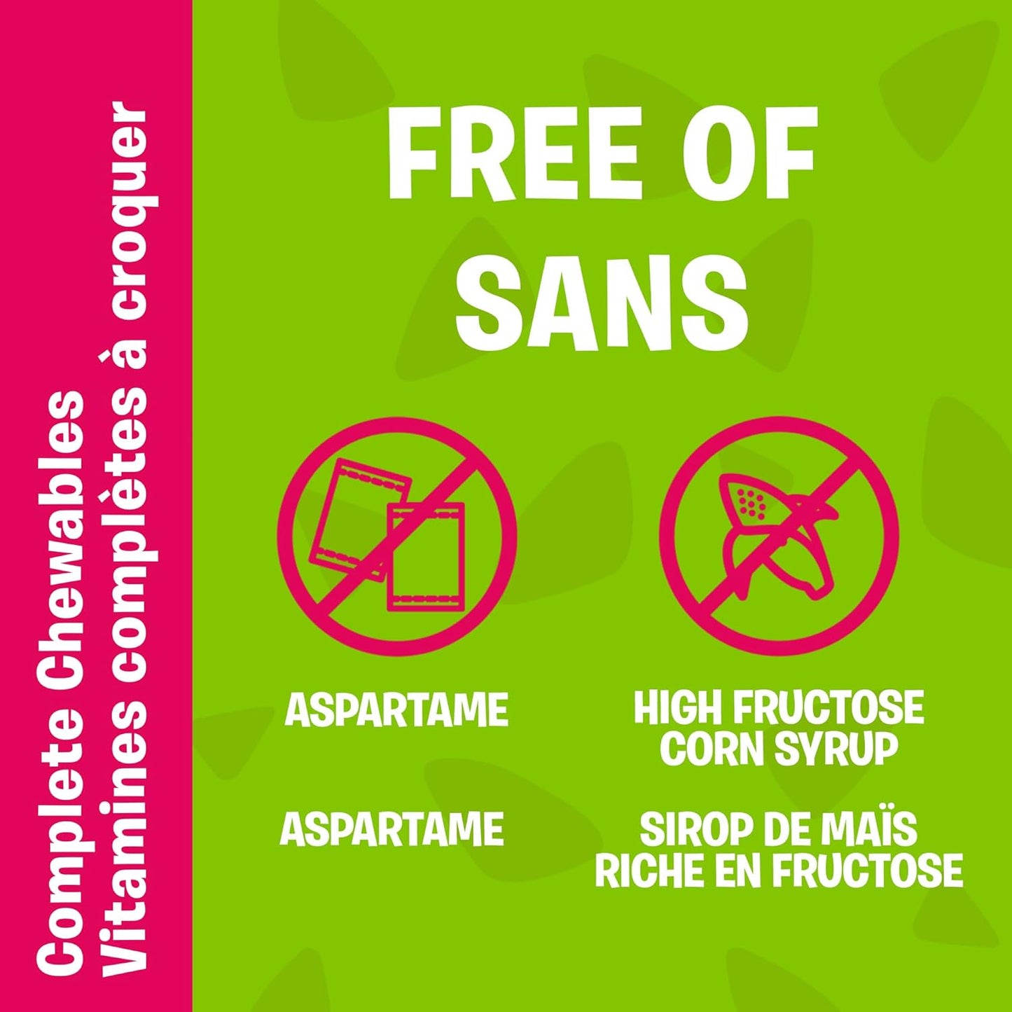 FLINTSTONES 儿童复合维生素咀嚼片,不含阿斯巴甜,含维生素 A、C6、B12、C、D、e 和钙,150 粒