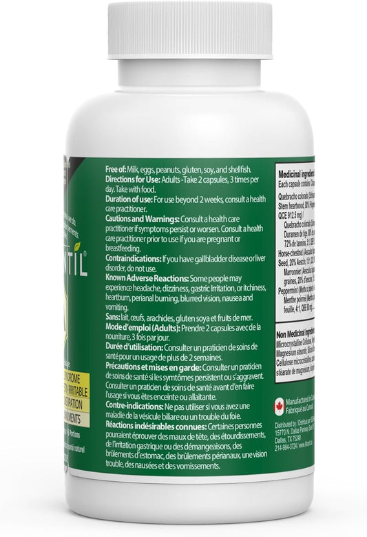 Atrantil:肠易激综合征 (IBS)、腹胀、腹部不适、排便习惯改变以及强效多酚,有助于日常消化健康,90 粒