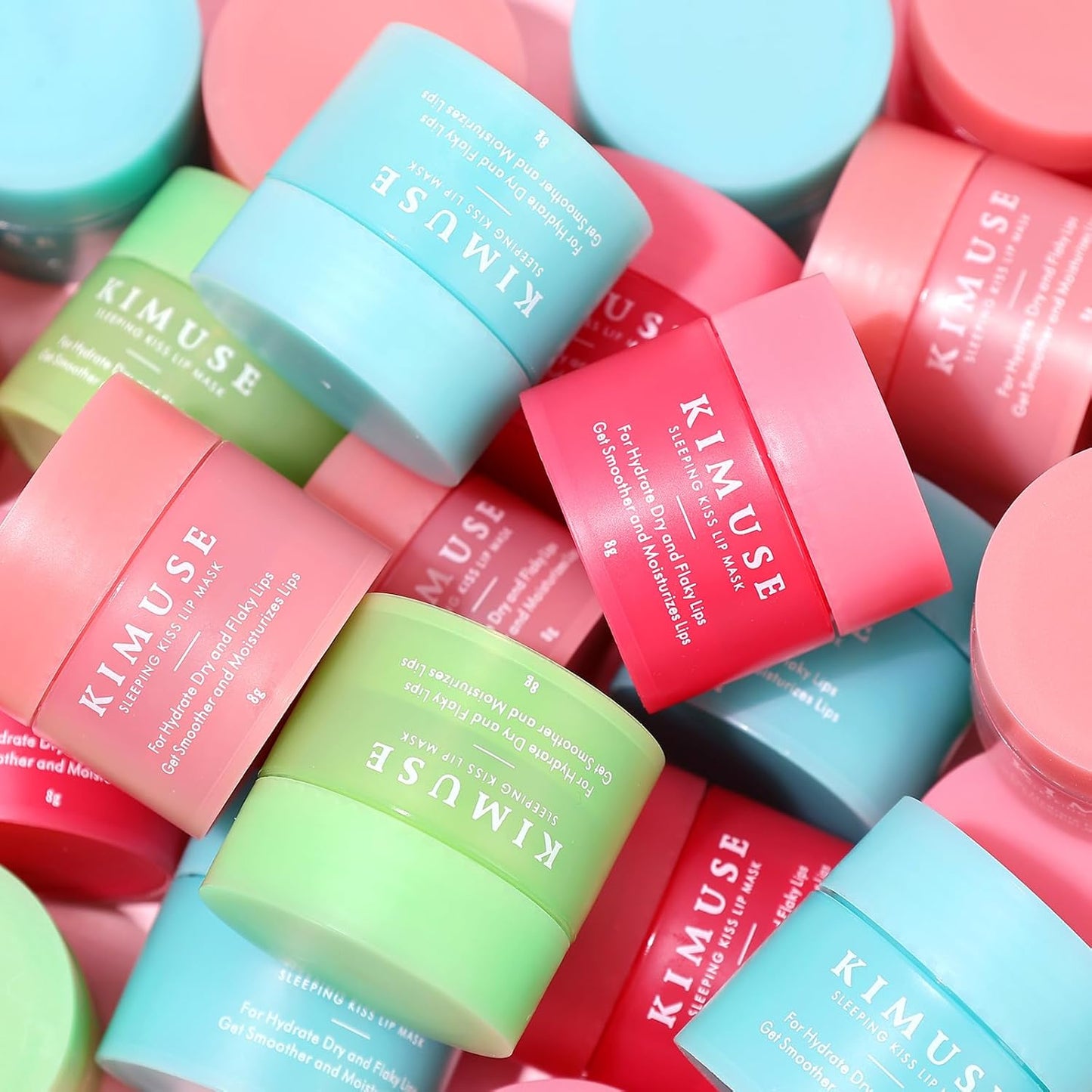 KIMUSE 唇部睡眠面膜套裝,夜間護理唇部護理產品,保濕滋養,滋潤乾裂的嘴唇