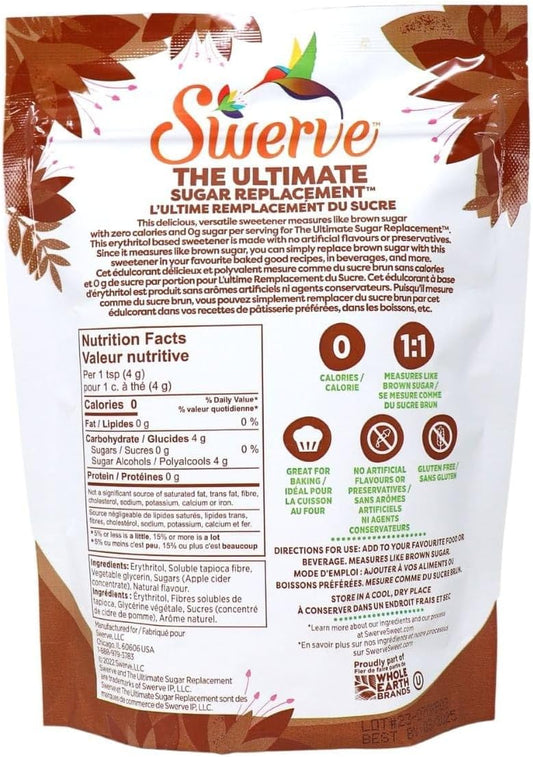 Swerve Sweetener Brown Sugar, 340 Grams