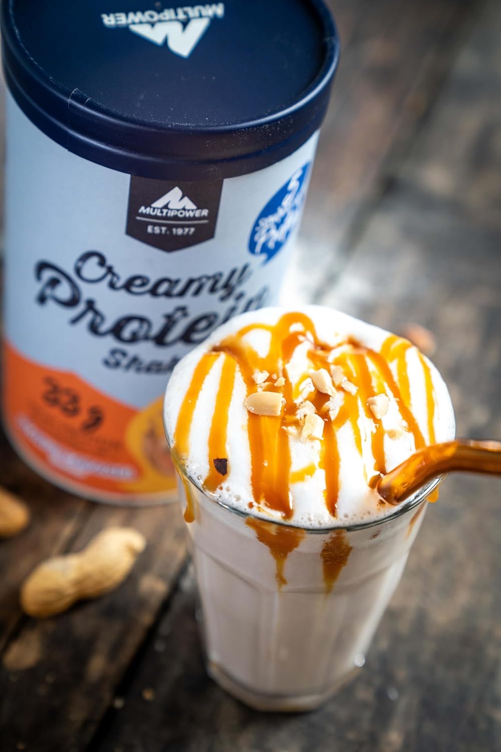 Multipower Creamy Protein Powder - Peanut Caramel Flavour - 420g