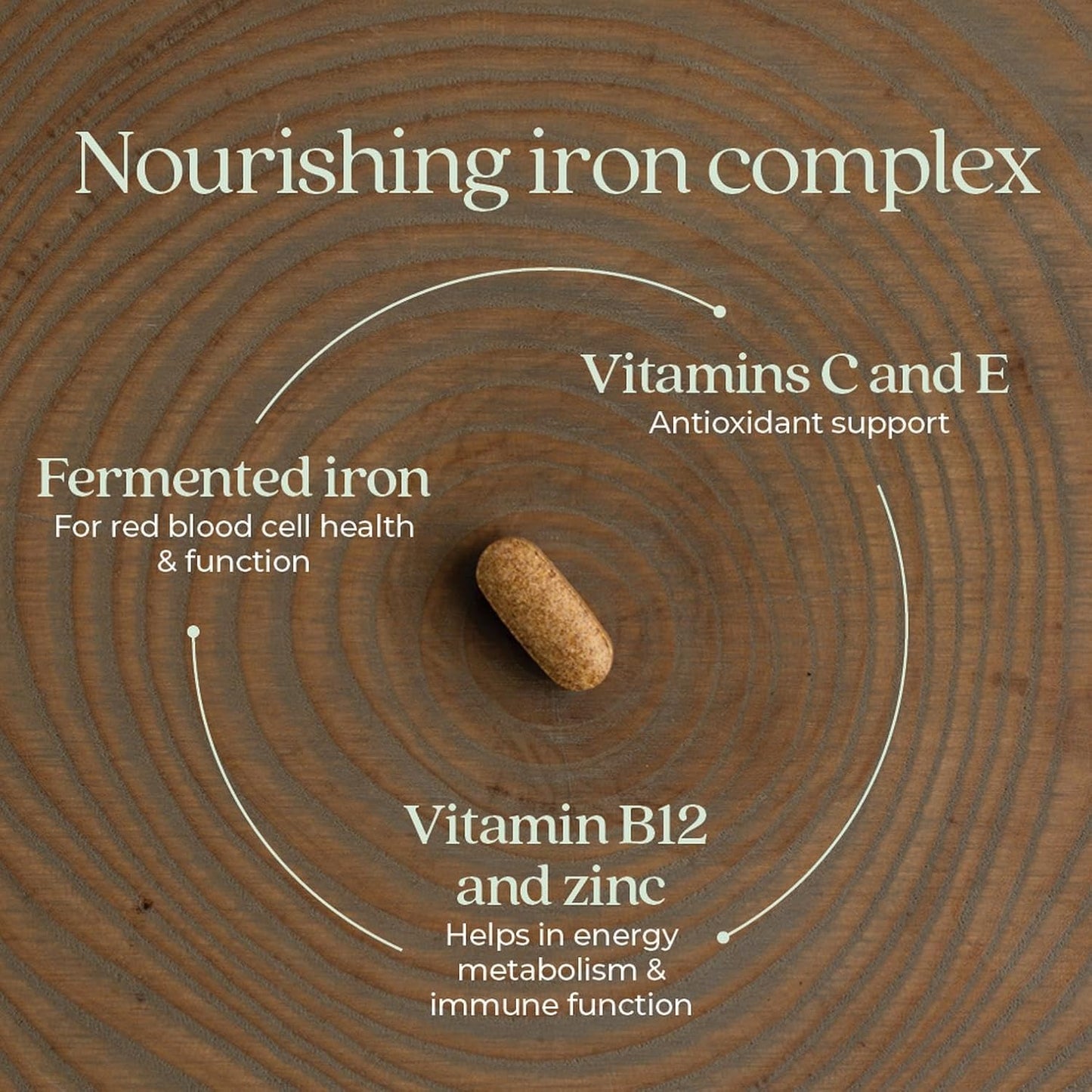 New Chapter 發酵鐵補充劑 - 鐵食品複合物,含機非基因改造成分 - 60 粒