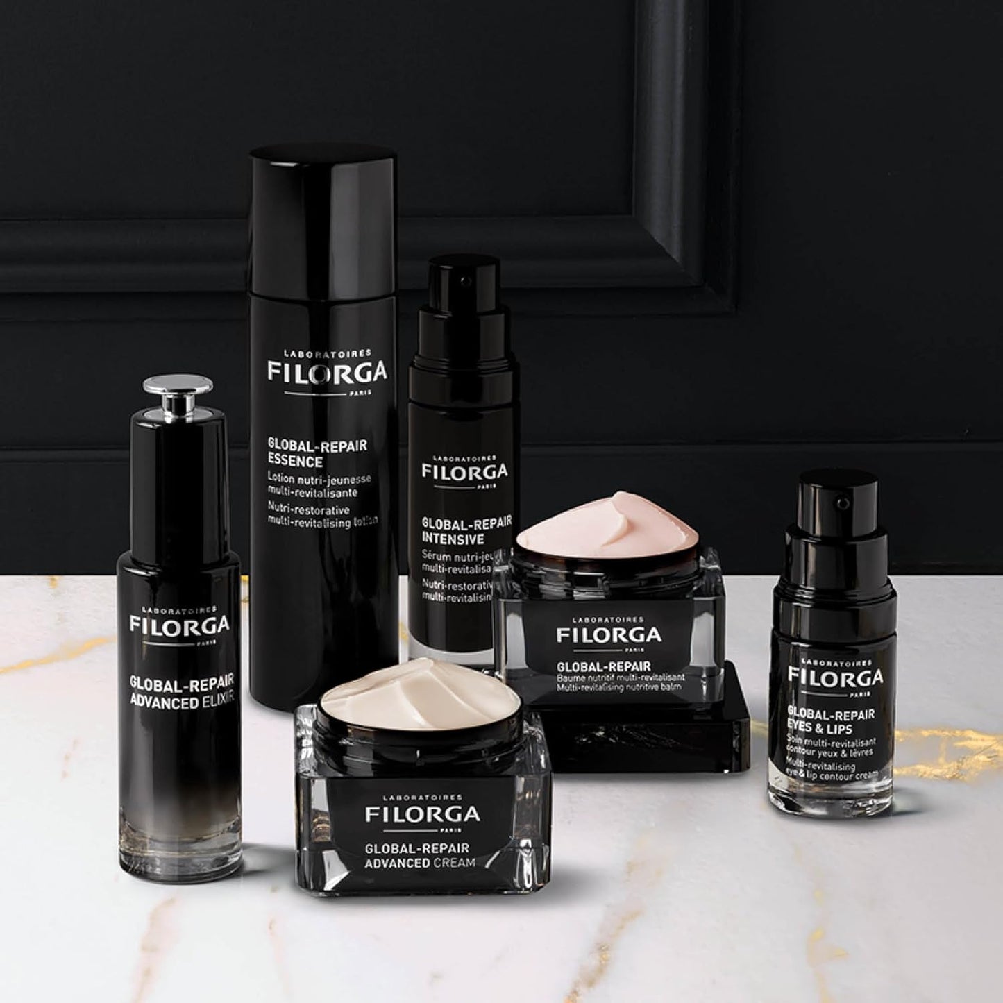 Filorga Global-Repair Advanced Elixir Oil-Serum - Restorative Anti-Aging Facial Serum - All Skin Types - With Ceramides & Camelia Oil - Light Texture - 30ml