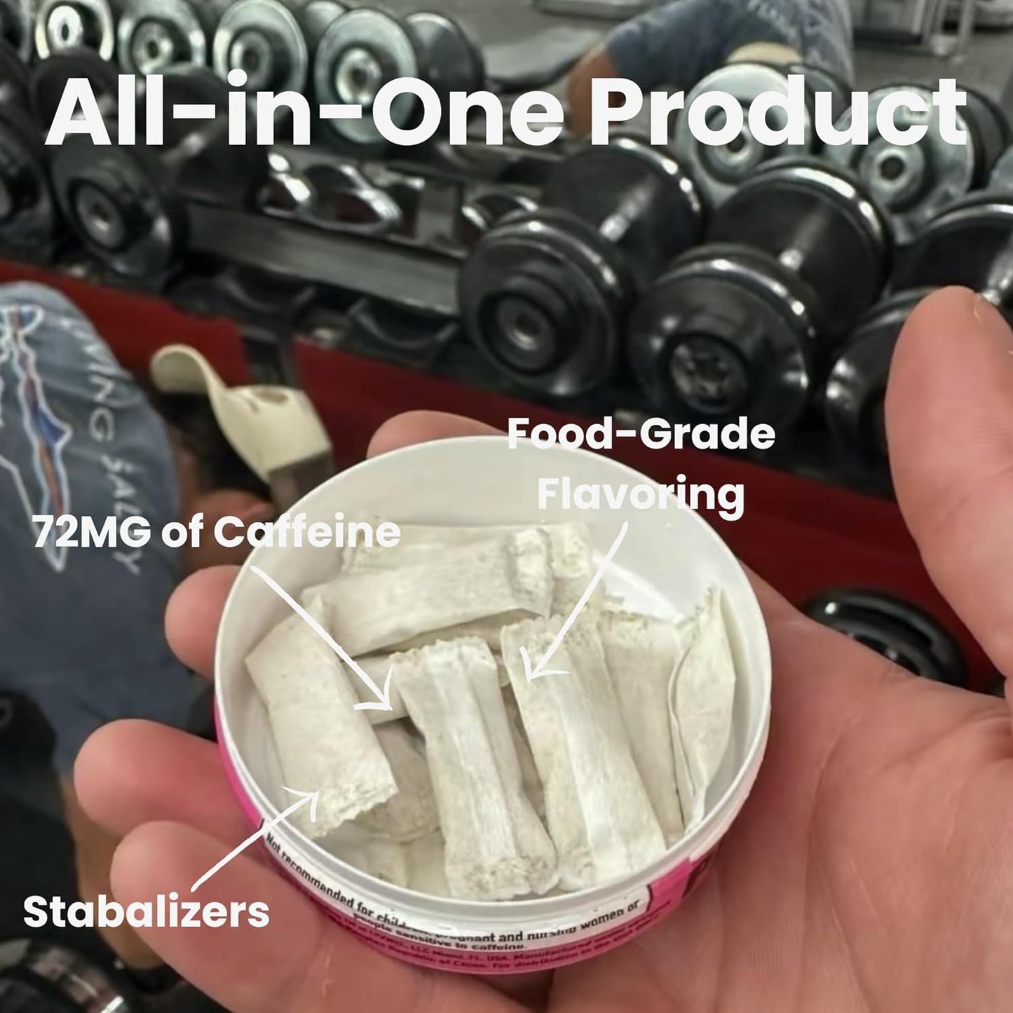 LYVWEL 5 包咖啡因浸剂 | 益智专注力和神经支持 | 天然咖啡因提升 | 每罐 16 包 | 每包含 56 毫克咖啡因 | 不含尼古丁,不含烟草 | 即时能量提升