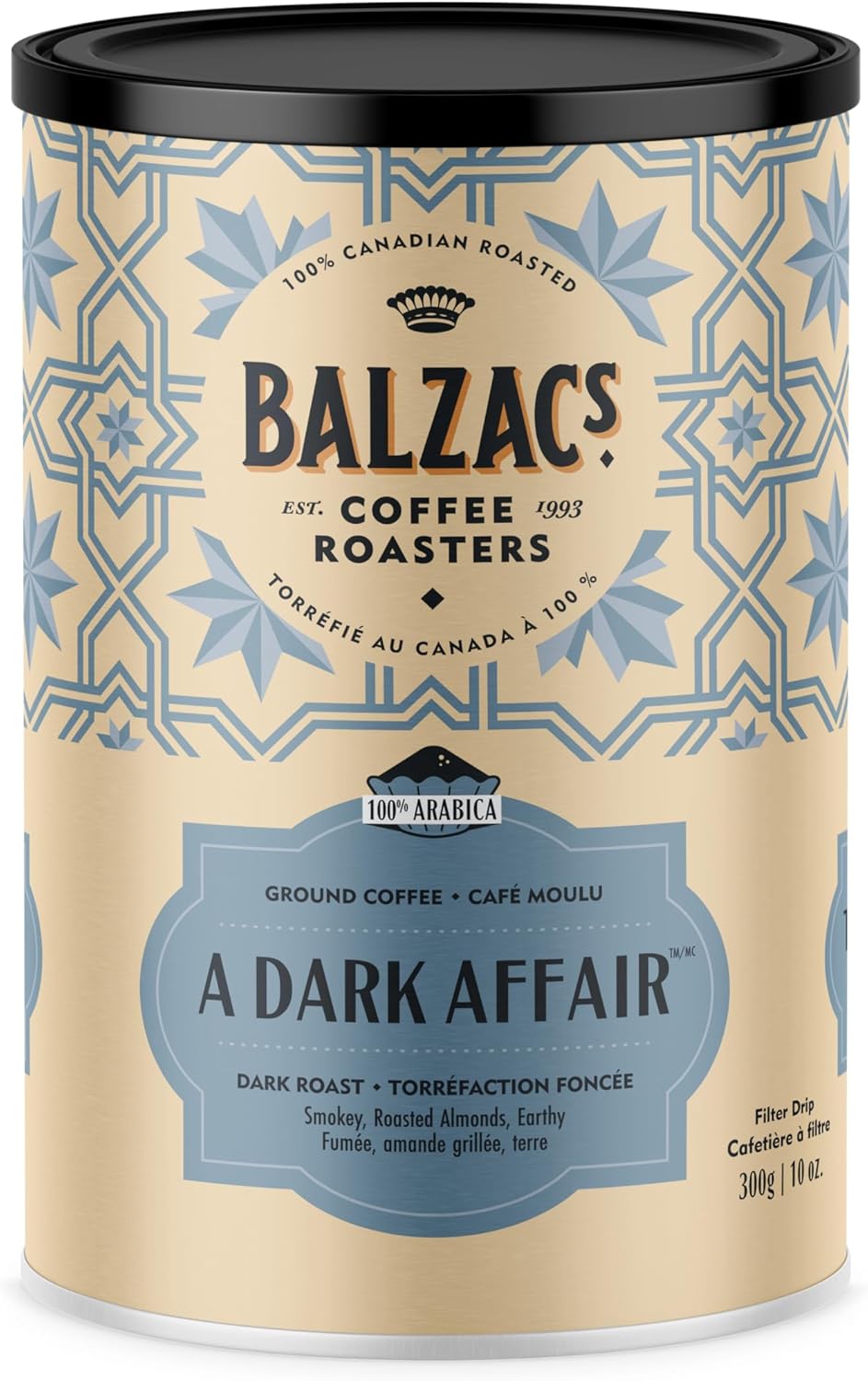 Balzac's Coffee Roasters - 研磨咖啡 | 300克,10盎司。(《黑暗事件》,12包)
