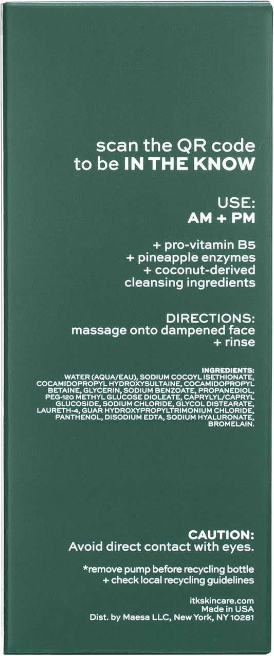 ITK Milk-To-Foam Gentle Cleanser Cleanser Women 5 oz