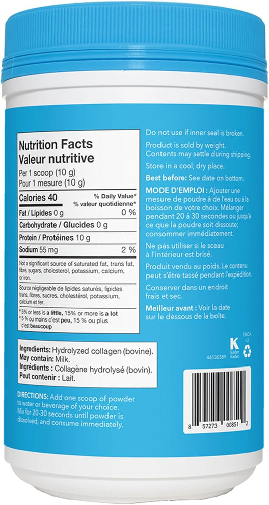 VITAL PROTEINS 牛膠原蛋白粉,水解膠原蛋白(每份)- 無味,284 克