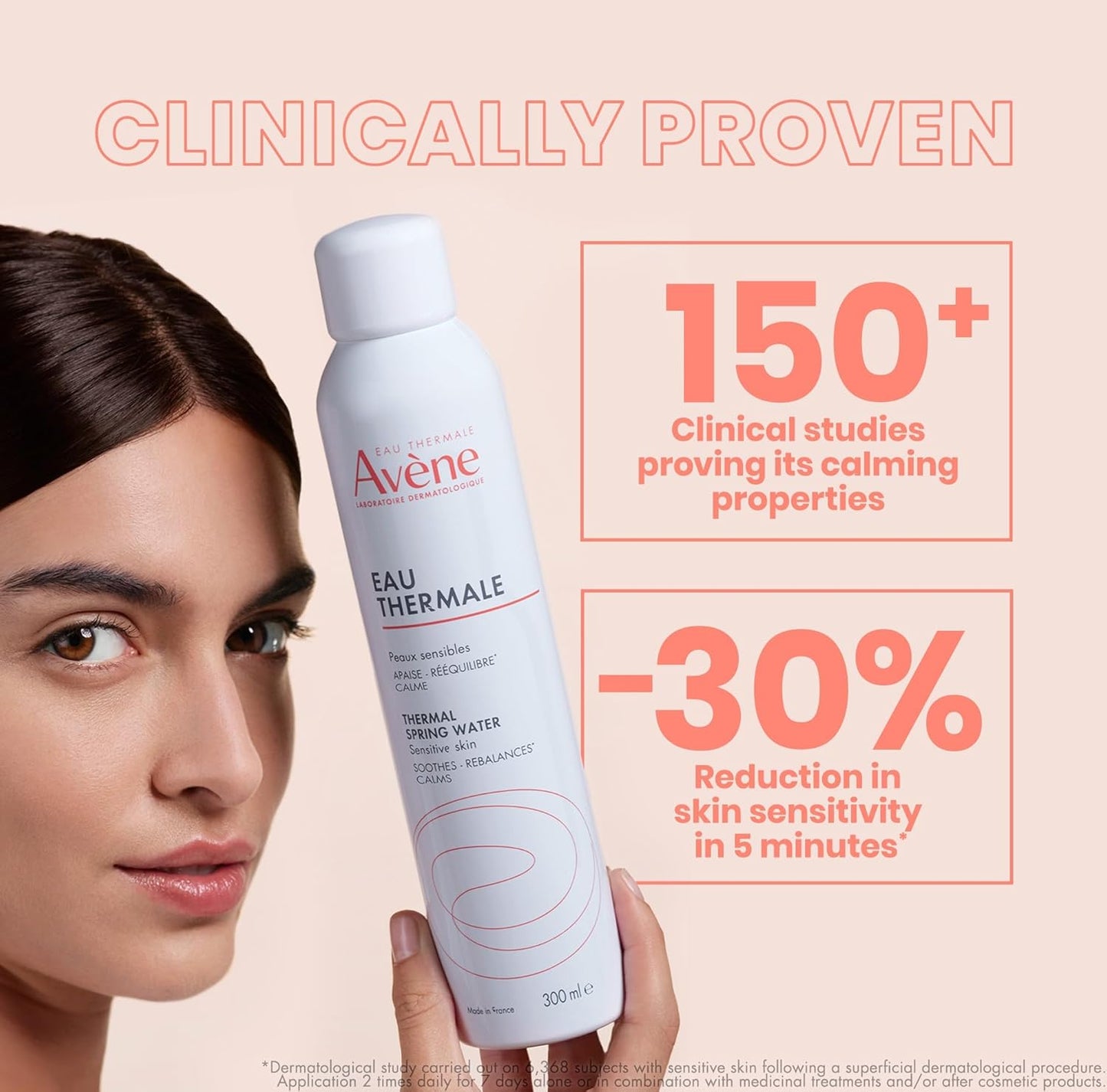 Eau Thermale Avene Thermal Spring Water, Soothing Calming Facial Mist Spray, Microbiome rebalancing, for Sensitive Skin