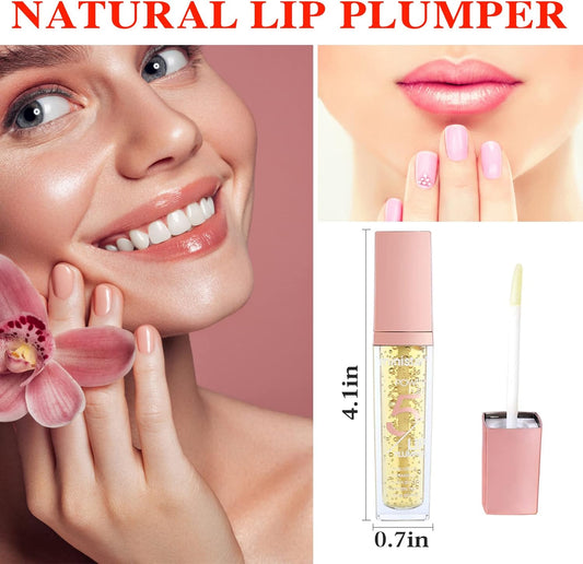 2 件丰唇光泽城市丰唇唇彩,保湿并减少细纹,天然丰唇滋养唇部护理产品,打造更大、更柔软、更饱满、更有弹性的嘴唇