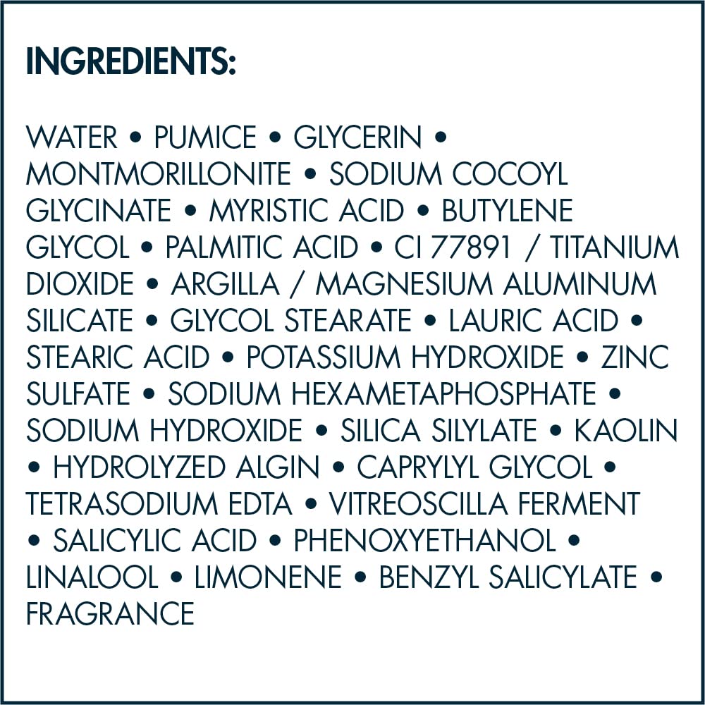 碧欧泉男士洁面乳,T-Pur 抗油光粘土洁面乳,男士净化去角质锌洁面乳(适合中性至油性皮肤),男士圣诞礼物,125 毫升