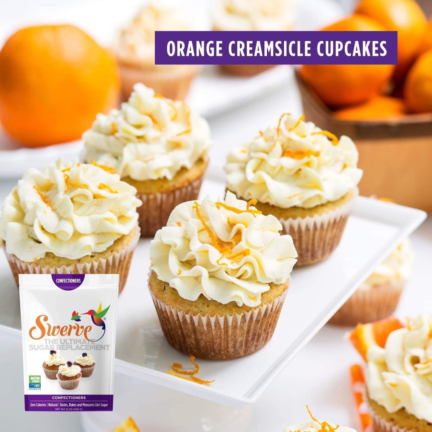 SWERVE Sweetener Bakers Bundle, Granular and Confectioners Combo Pack, 680 Grams