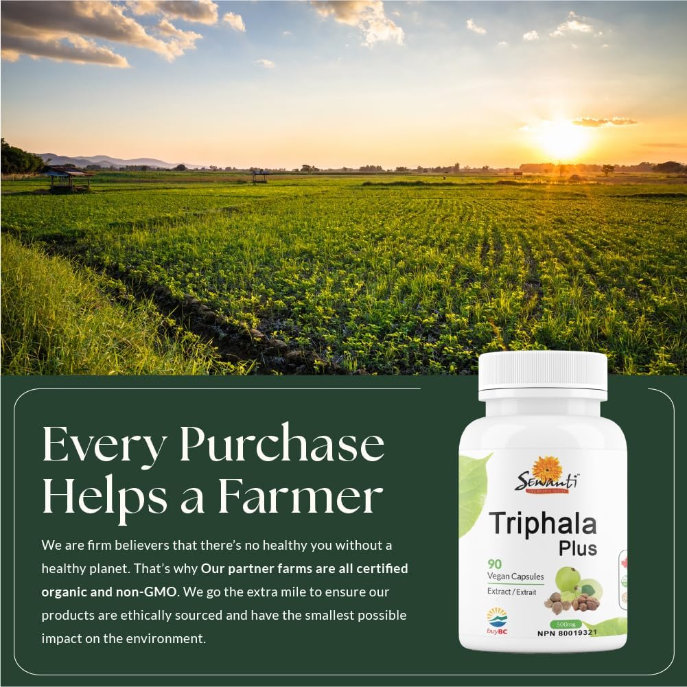 Sewanti Triphala Plus 90 V-Capsules NPN 80019321 500mg