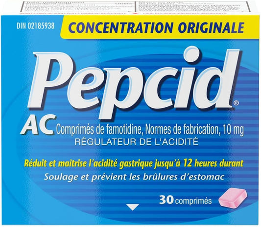 Pepcid AC Original Strength Acid Reducer Tablets, 30 Count by Pepcid