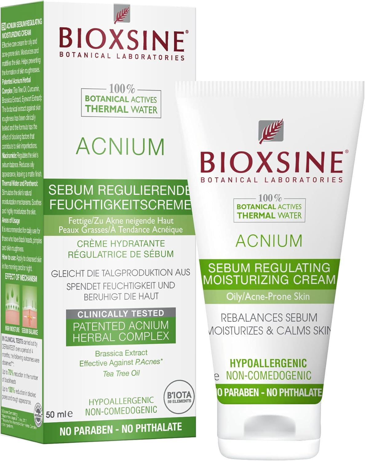 Bioxsine Acnium 皮脂调节保湿霜