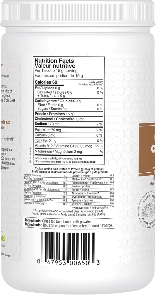 Prairie Naturals 骨湯蛋白牛肉,300公克