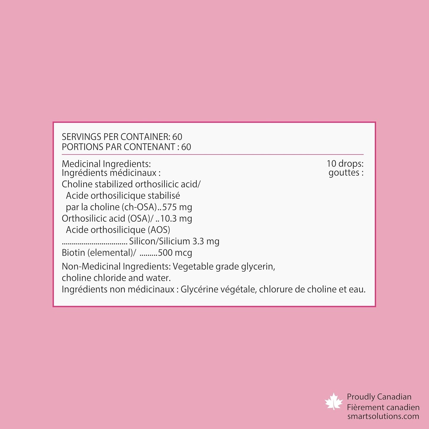 Smart Solutions 膠原蛋白滴劑,含生物素,有助於保持皮膚光滑、頭髮濃密、指甲強韌,30 毫升