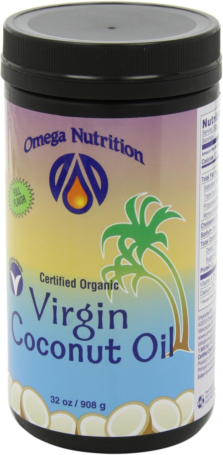 Omega Nutrition, Organic Virgin Coconut Oil, 908g (Pack of 1)