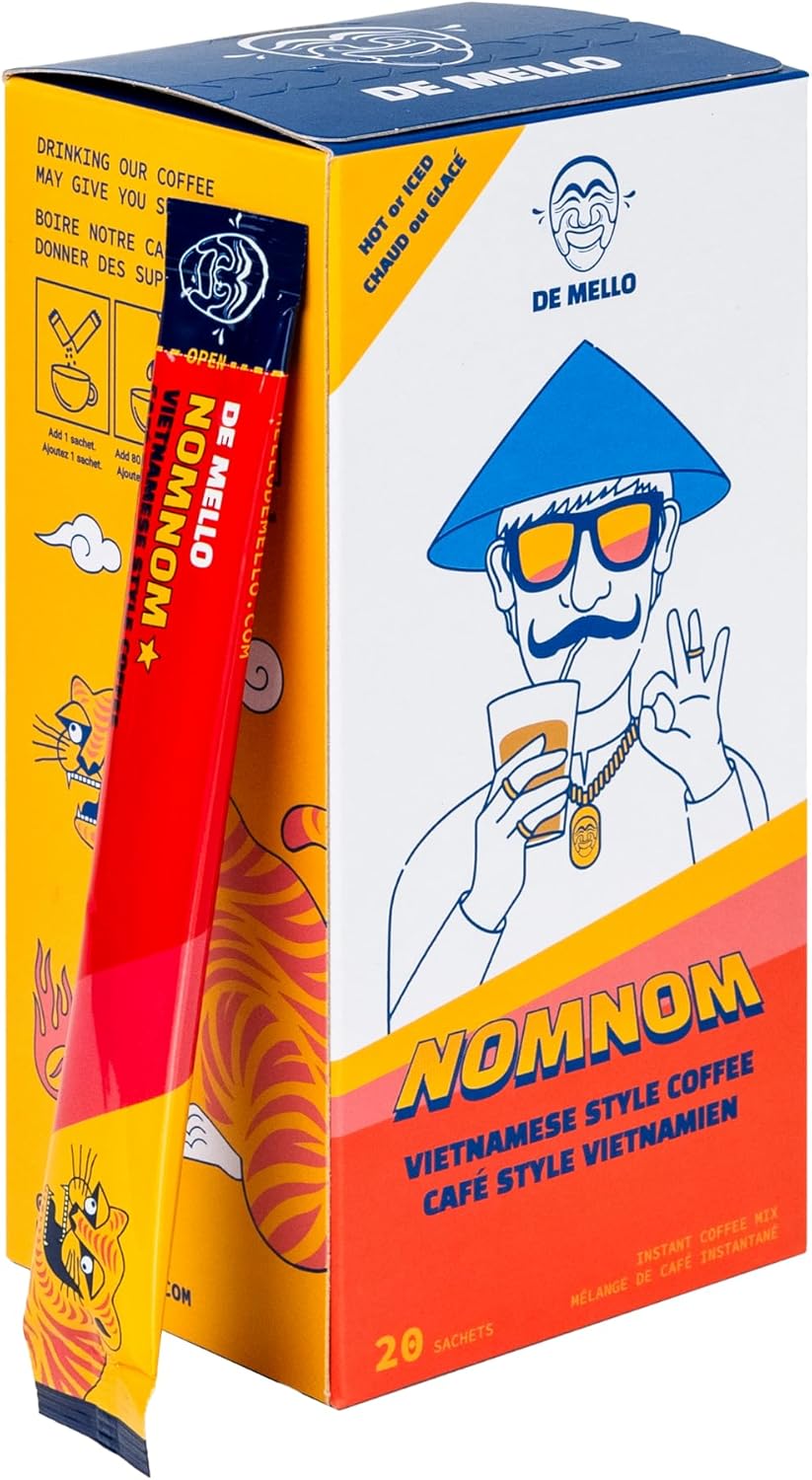 De Mello Coffee NomNom 越南风味速溶咖啡,20 袋