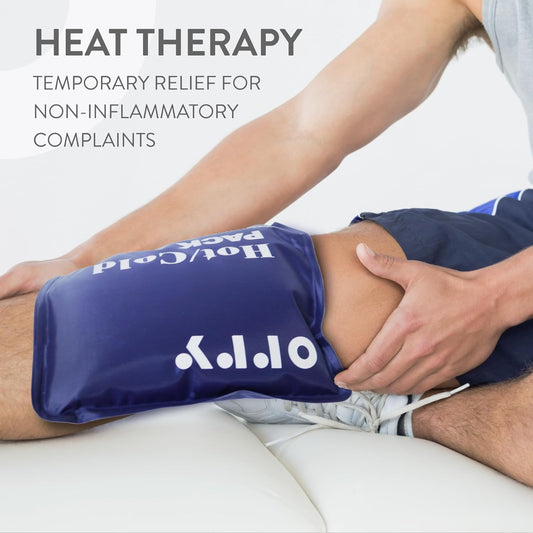 ORRY 冷热敷袋 - 可重复使用冷热冰凝胶垫 - 减轻肿胀、发烧和烧伤疼痛(冷),缓解腰痛、颈痛、痛经、关节炎(热)