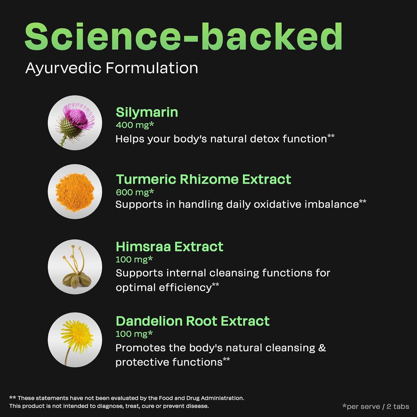 Auric 草本护肝补充剂 | 奶蓟草(水飞蓟素)、姜黄、大蒜、生姜,有益于肝脏健康 | 高级排毒清洁配方,有益于肝脏健康 | 20 片装 | 植物基,无麸质