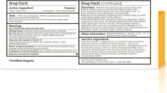 Thera Wise HmR Natural Bio-Active Hemorrhoidal Ointment, white, 28.0 g (Pack of 1)