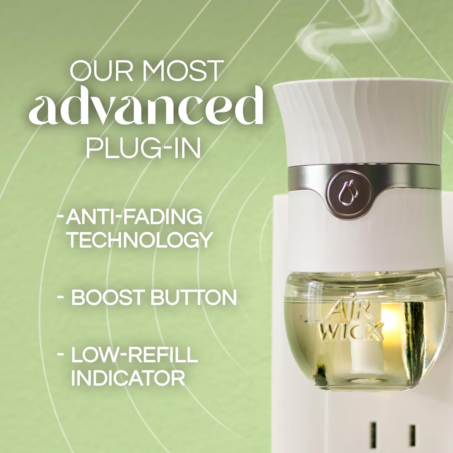Airwick Plug In Scented Oil Refill, Lavender & Chamomile, Infused With Natural Essential Oils, (2x20 ml)