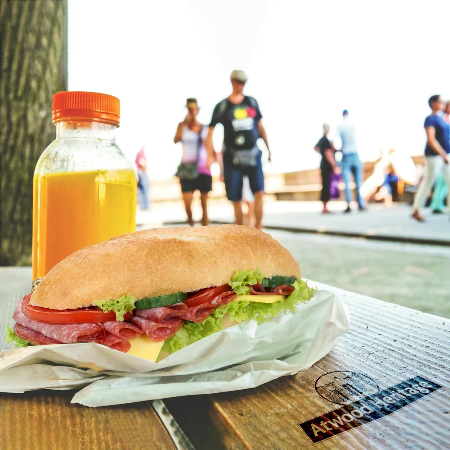 Atwood Heritage 野豬、豬肉和牛肉切片薩拉米香腸,125 克,高蛋白,無麩質,無硝酸鹽,加拿大製造