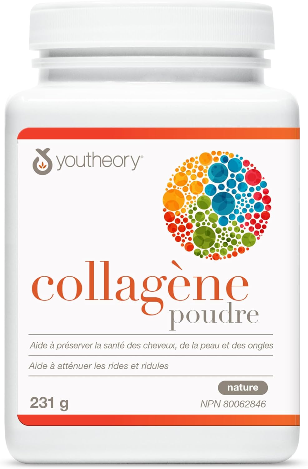 Youtheory Collagen Powder with Vitamin C and Biotin, Hydrolyzed Formula for Optimal Absorption, Skin, Hair, Nails and Joint Support, Unflavoured 231 g