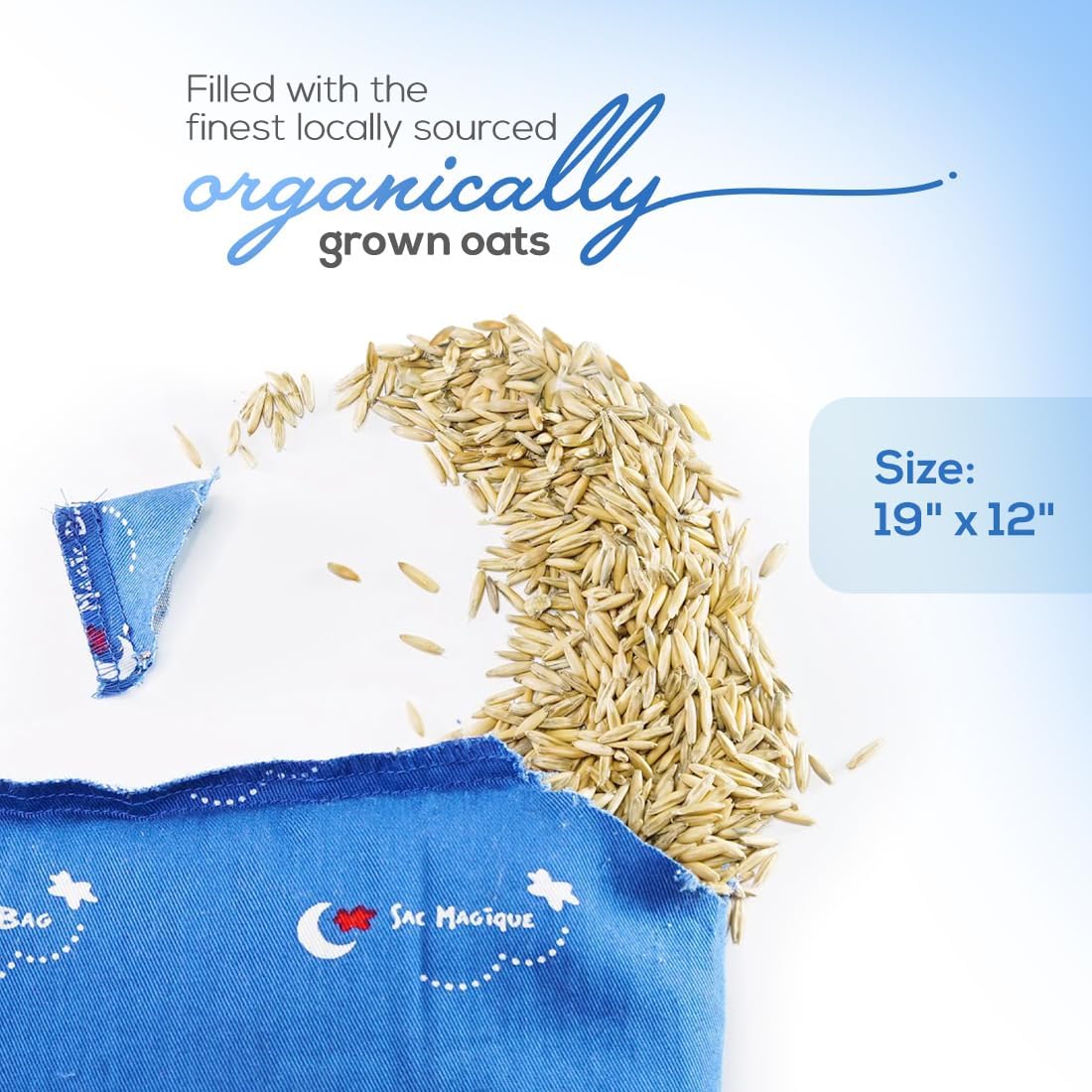 原廠魔法袋頸背加熱壓縮,冷熱療法,緩解頸部疼痛,榮獲家庭測試、家庭認可印章,無線,48 x 31 厘米(19 英寸 x 12 英寸)