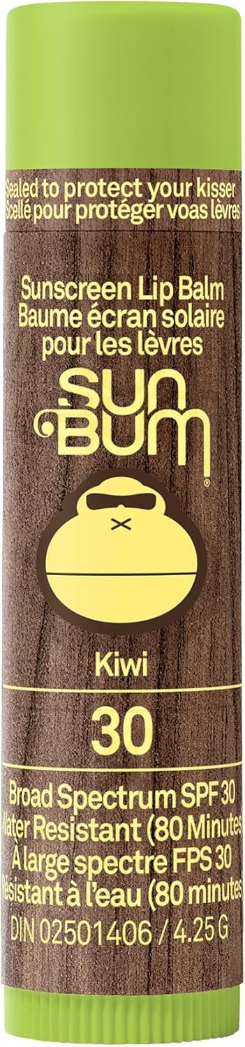 Sun Bum SPF 30 奇異果潤唇膏 - 廣譜防曬 - 蘆薈保濕 - 防水 - 4.25克