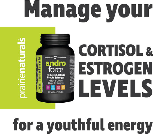 Prairie Naturals Andro-Force reduces stress, cortisol and C-reactive protein levels. Supports cardiovascular health. Antioxidant. Supports cognitive function. Aids is difficulty in urination (benign prostatic hyperplasia…