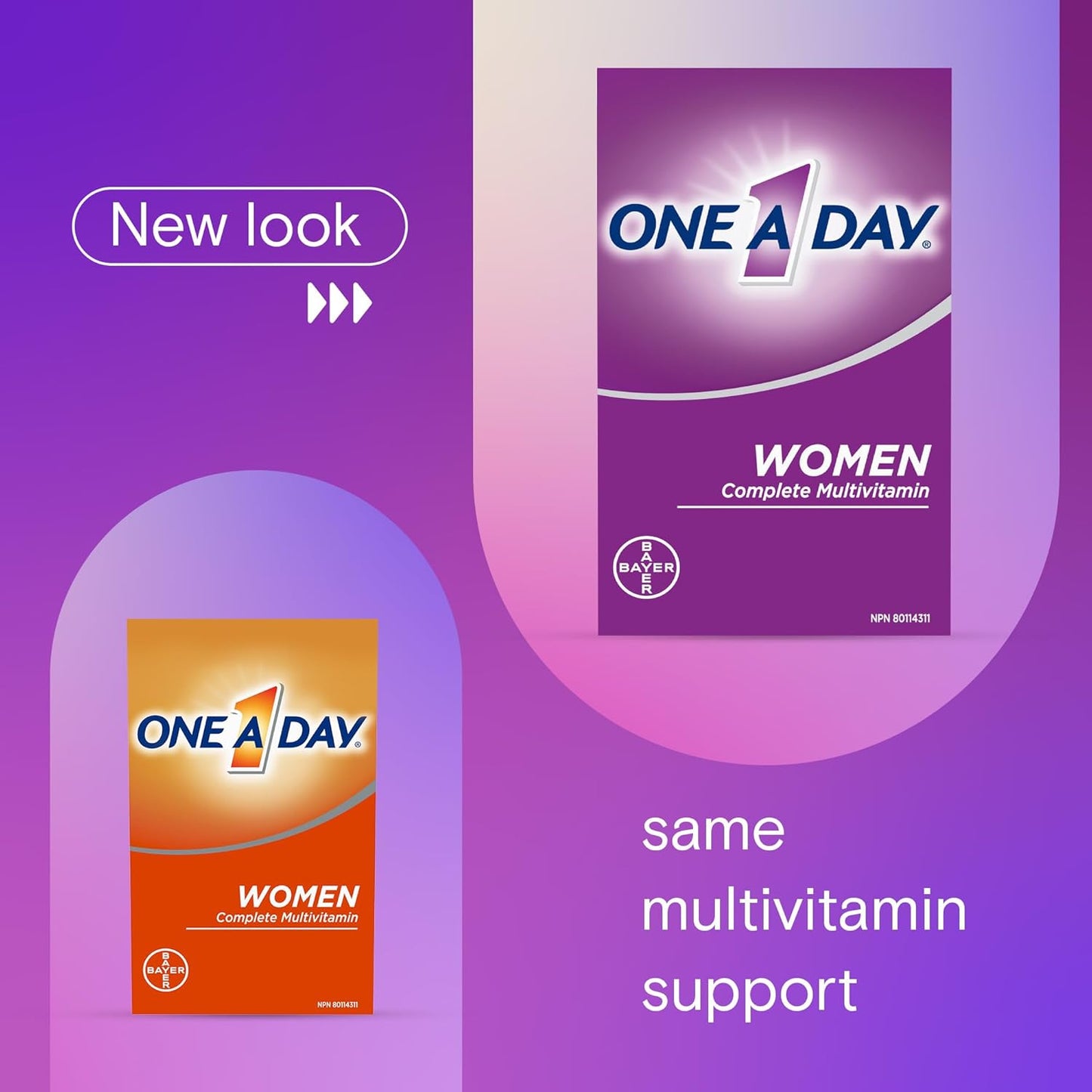 每日一片女性复合维生素 - 女性每日维生素 - 女士复合维生素,含维生素 A、维生素 C、维生素 D 和锌(用于免疫支持)、维生素 E、维生素 B12、生物素、钙、铁,90 片