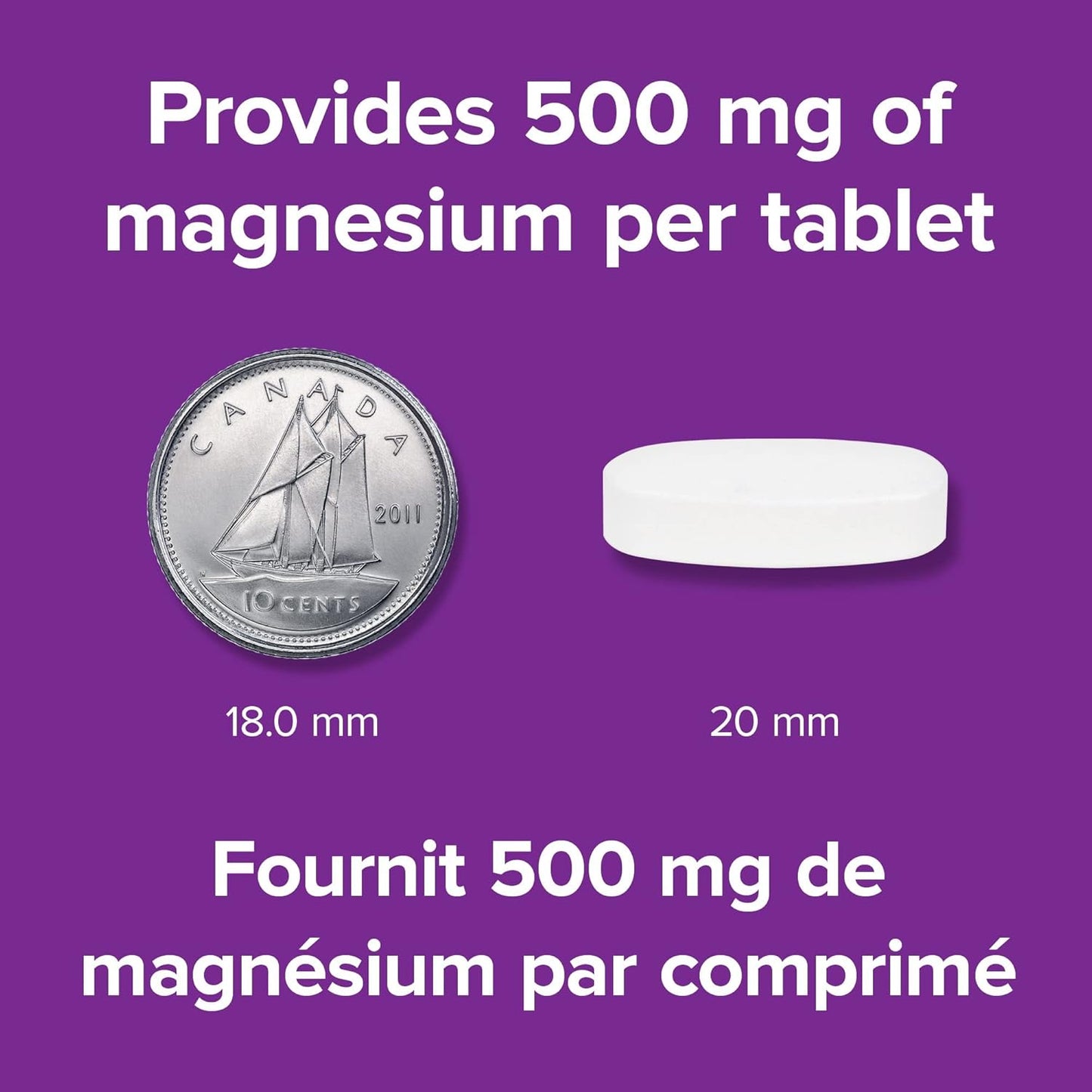 Webber Naturals 鎂 500 毫克,60 片,增強吸收礦物質,支持骨骼和肌肉功能,純素食