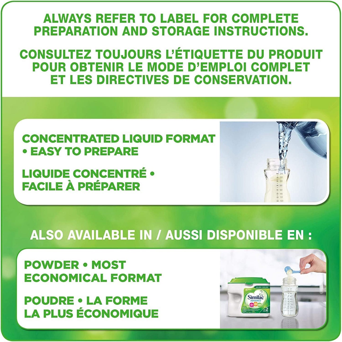 Similac Advance Step 2 Non-GMO Baby Formula, Concentrated Liquid, 12 x 385 mL, 6-24 Months